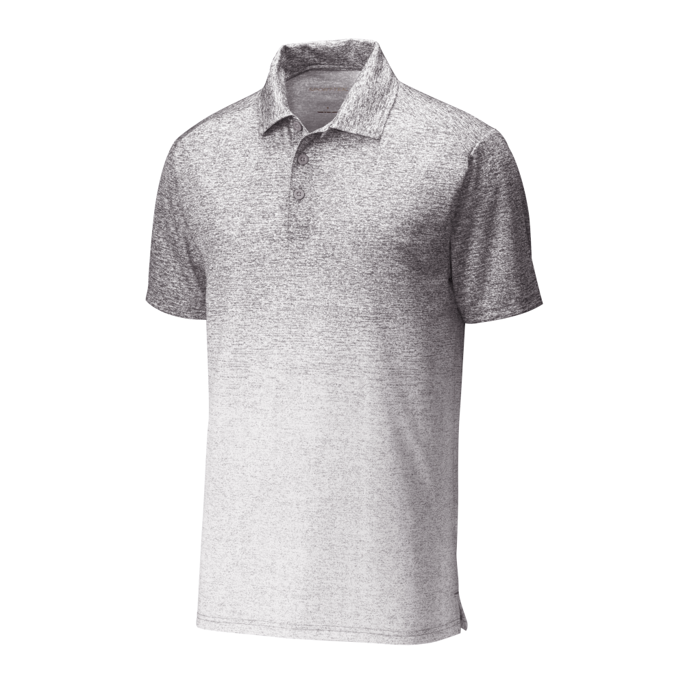 Item #ST671 - Ombre Heather Polo - Image 5